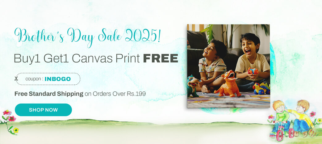 Brother’s Day Special: Buy 1 Canvas Print, Get 1 Free!