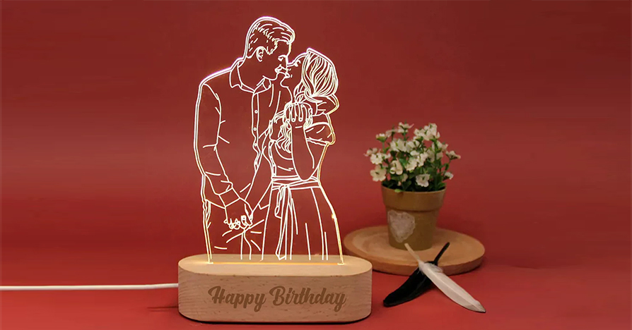 Custom 3D Photo Lamp