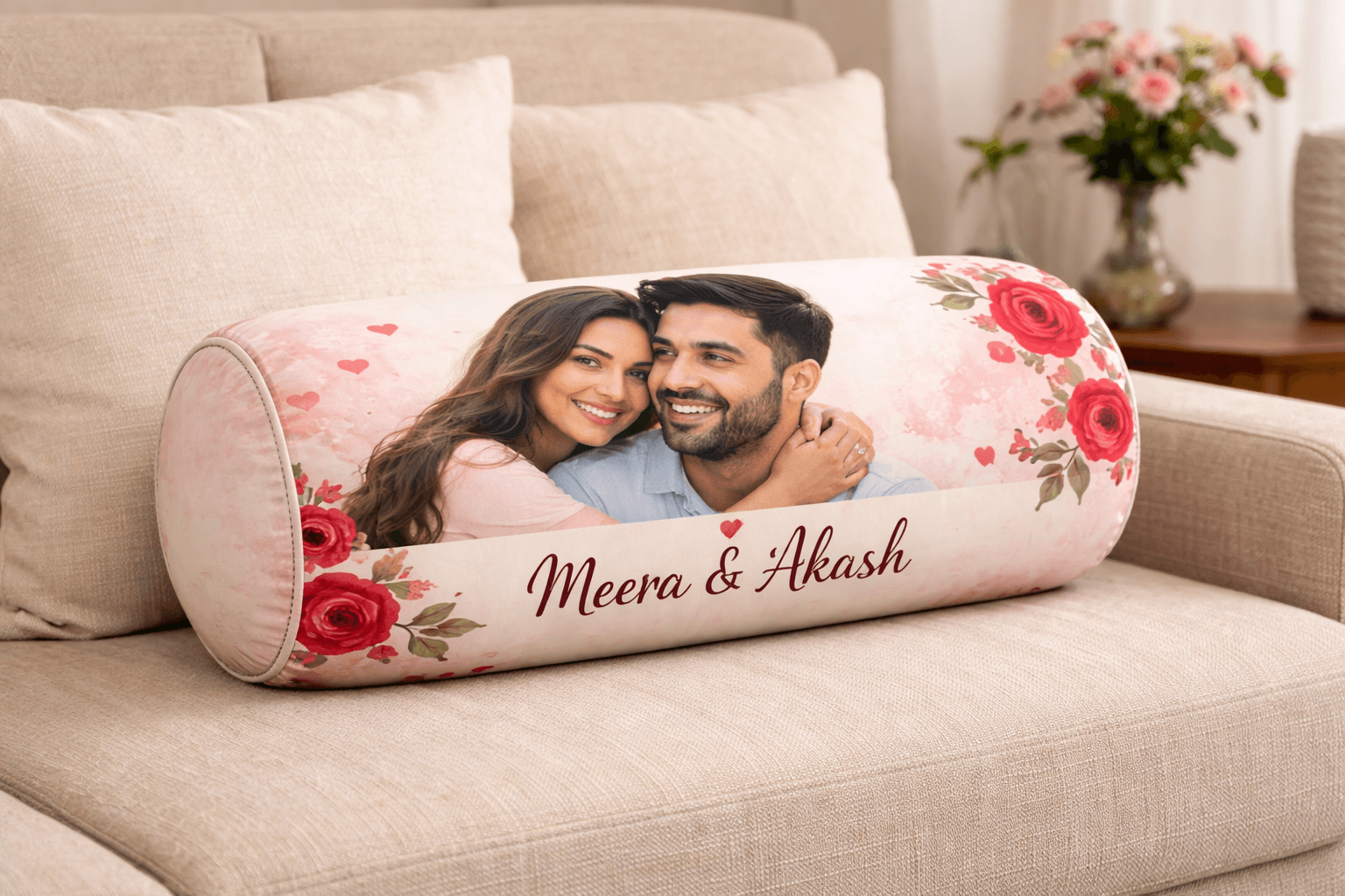 custom bolster pillows