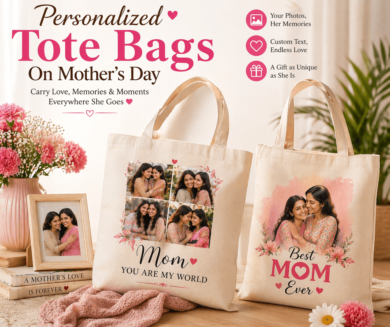 Personalized tote bags