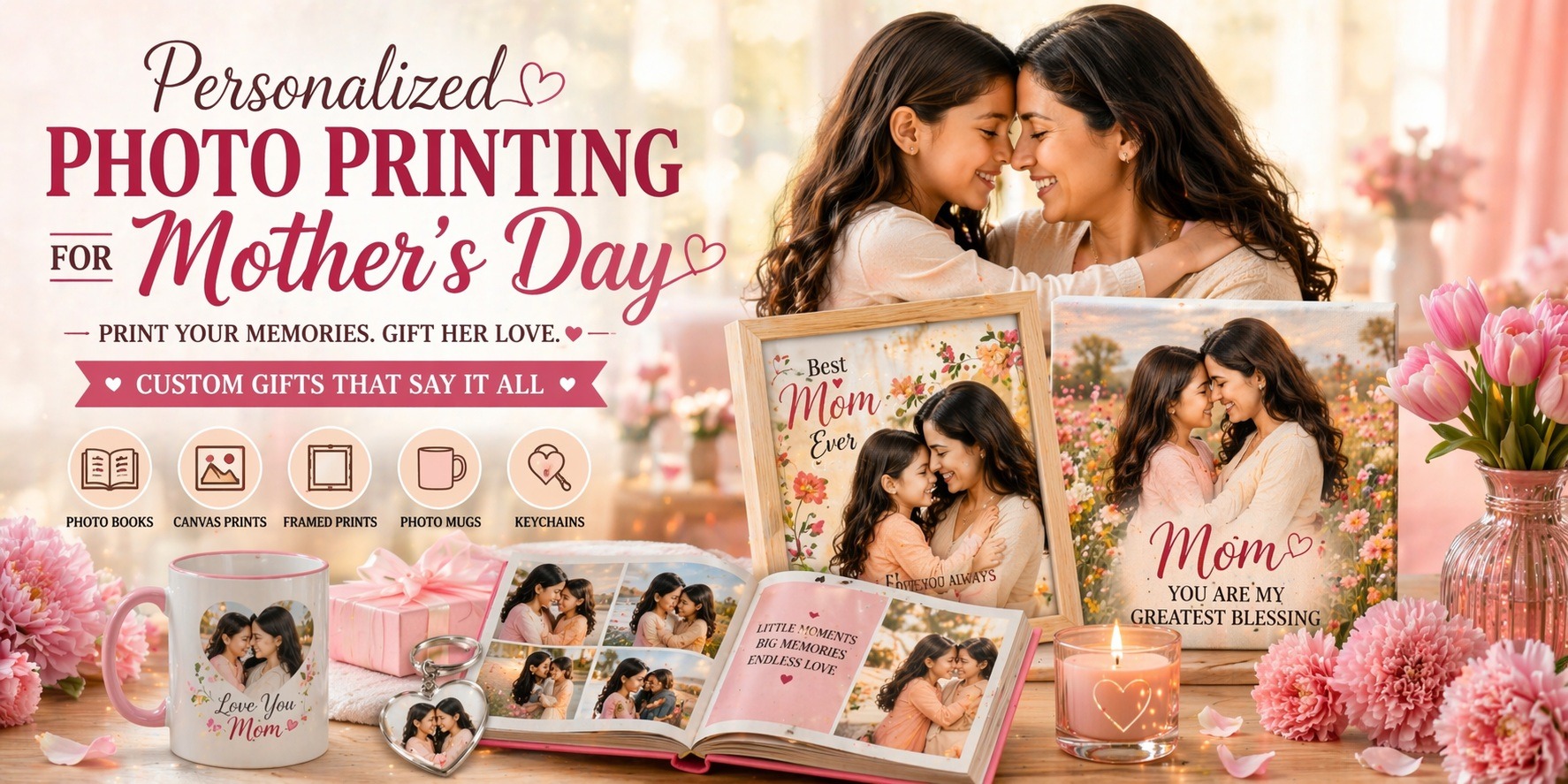 personalized photo printing mother's day