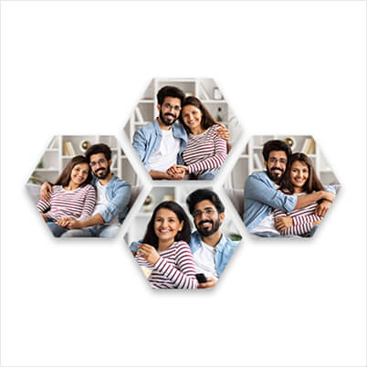 Hexagon Canvas Prints