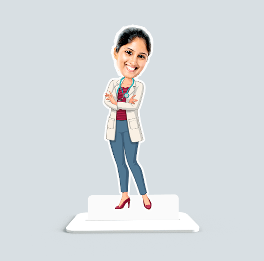 Transcend Love With Customised Caricature Photo Stand Transcend Love With Customised Caricature Photo Stand