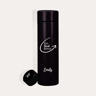 Smart Personalized Stainless Steel Water Bottle 350 Ml Smart Personalized Stainless Steel Water Bottle 350 Ml