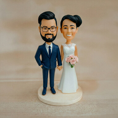 2.5D Bobbleheads with Hand-Painted Finish