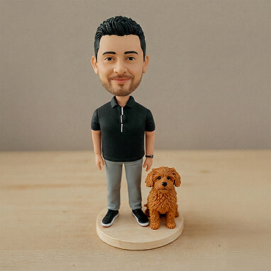 3D Pet Bobbleheads with Hand-Painted Finish