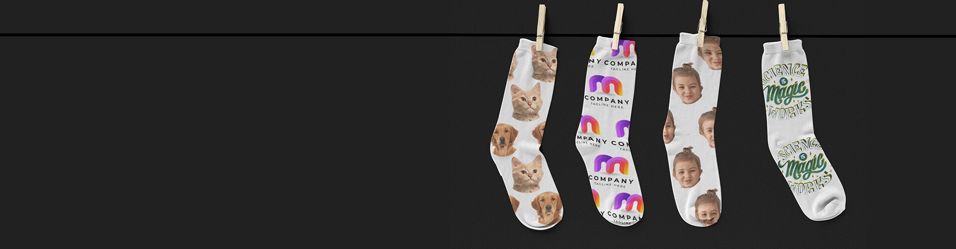 Custom Photo Socks