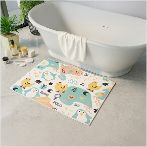 Custom Bathroom Rugs