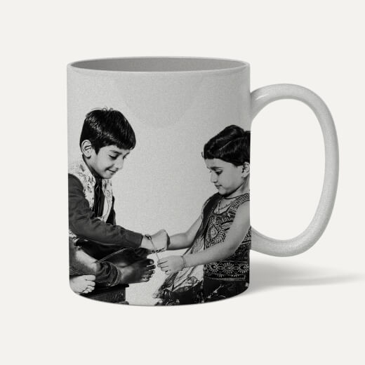 Custom Silver Coffee Mug