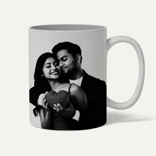 Custom Silver Coffee Mug