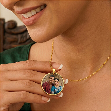 Round Keychain Pendant