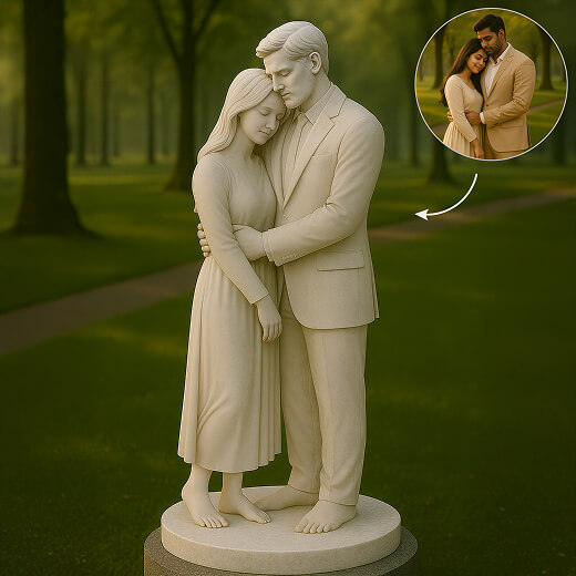 Family or Couple Statues