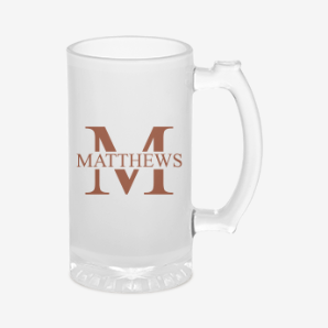 Personalised groomsmen beer mug india