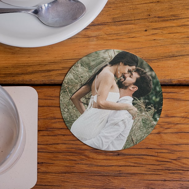 Circle Photo Coasters