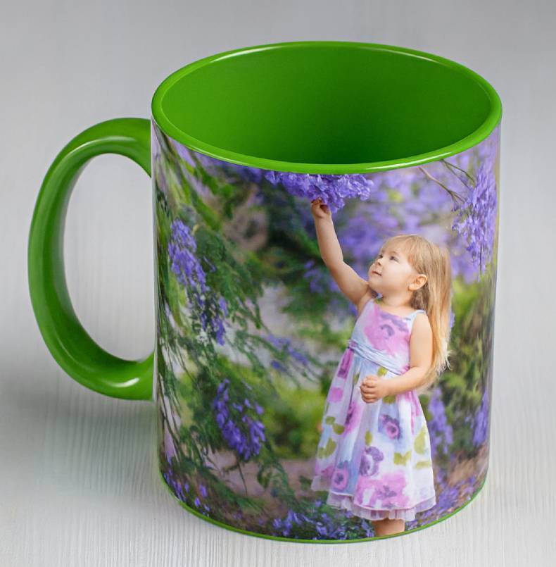 Green Photo Mug