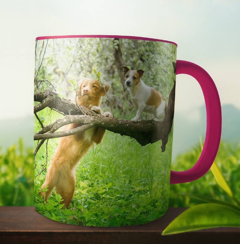 Pink Photo Mug