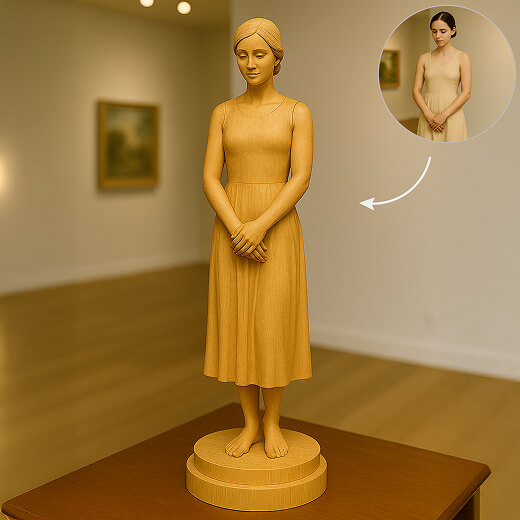 Wood Figurative Statues